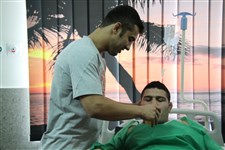 رضا يزداني پس از عمل جراحي زانو گزارش تصويري11 رضا يزداني پس از عمل جراحي زانو گزارش تصويري11